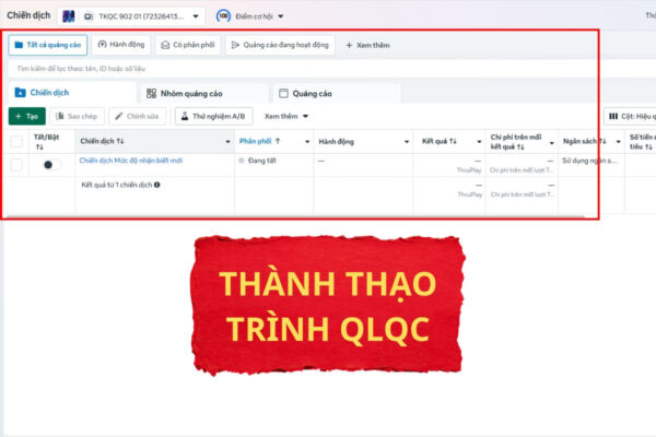 Huong dan su dung trinh quan ly quang cao facebook ads manager.